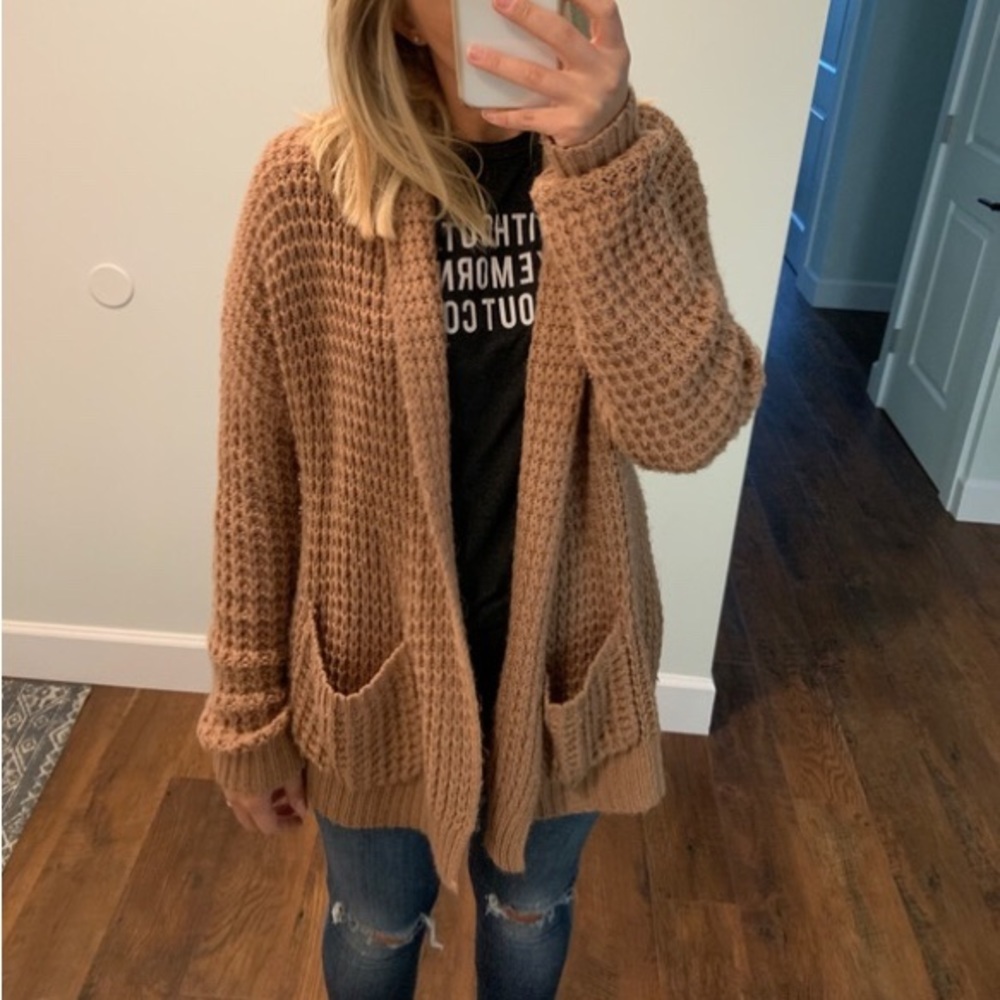 NWNT moon collection Oversized sweater cardigan S